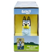 Bluey Ride-N-Glide Buddies 3D Toddler Scooter, 3 Wheel Kick Scooter for Kids Ages 3+, Blue