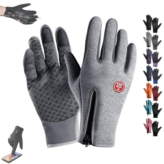 Ultimate Waterproof & Windproof Thermal Non-Slip Gloves, Thermal Touch Screen Windproof Gloves, Soft Fleece All-Day Warmth