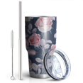thumbnail image 2 of 30oz Pioneer Flower Tumblers Stainless Steel Tumbler with Lid and Straw,Vacuum Insulated Double Wall Travel Tumbler Cups Mug with Cleaning Brush for Coffee,Tea, 2 of 7
