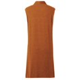 thumbnail image 5 of Yuhangmm Summer Cardigans for Women Lightweight Women's Long Sweater Vests Sleeveless Open Front Cardigan Tunic Top Coat Fall Winter Outfits Orange XL, 5 of 5