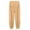 AYellow, variant on Kelon Women's Casual Pants, Women Fleece Pajama Pants Warm Loungewear Loose Soft Pajamas Solid Color Patterned Nightwear, S