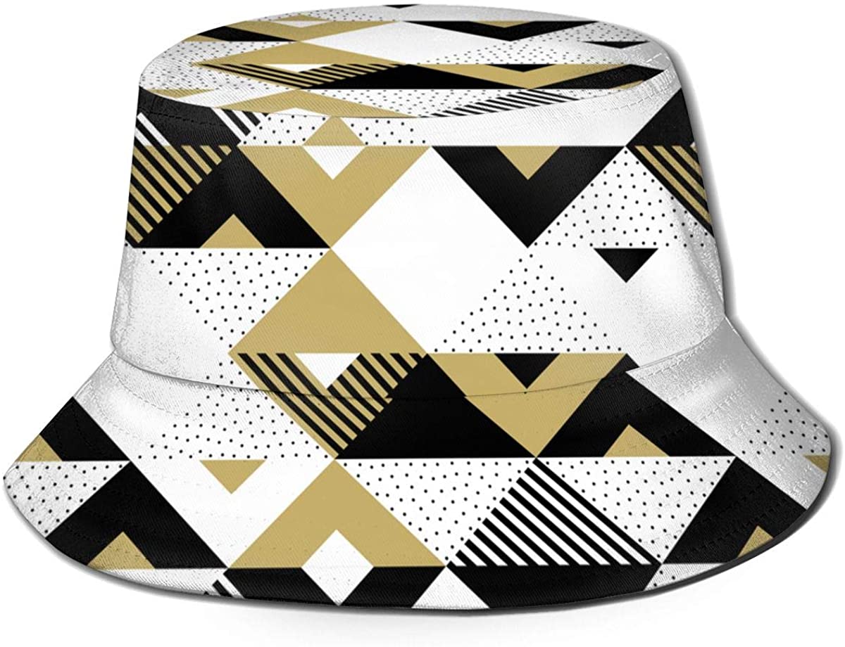 Abstract Golden Triangle Unisex Bucket 