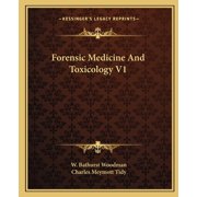 Forensic Medicine And Toxicology V1 (Paperback)