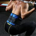 thumbnail image 3 of Adjustable Pull Lumbar Brace Back Bandage Support Neoprene Waist Belt For Sport Protection, 3 of 4