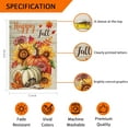 thumbnail image 6 of Pumpkin Garden Flag, 2 Pack Welcome Fall Garden Flags 12x18 Double Sided for Outside, Small Yard Burlap Flag Vertical Rustic Porch Lawn Mini Decorations Outdoor, 6 of 6