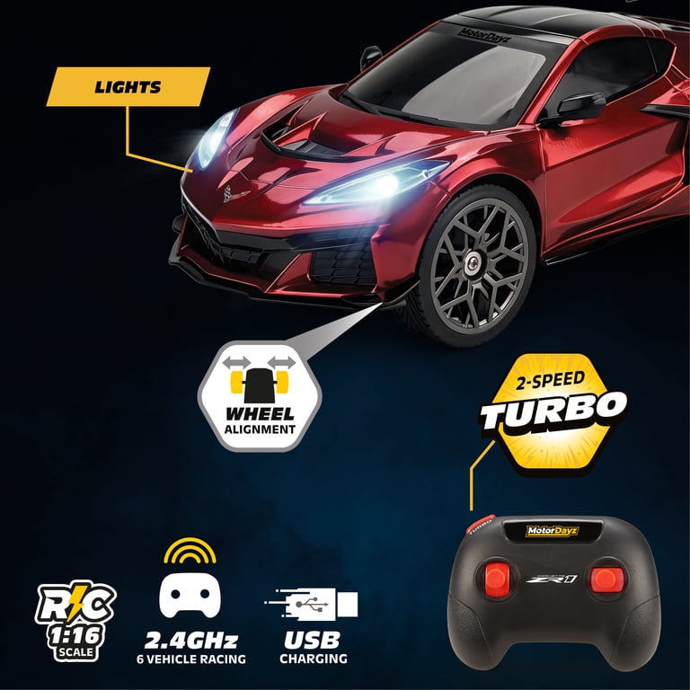MotorDayz 1:16 Remote Control Chevy Corvette ZR1 photo 7