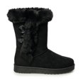 thumbnail image 2 of SO® Abigail Women's Faux-Fur Winter Boots Color: Black Size: 7.5, 2 of 4