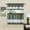 Green, variant on Achim Live, Love, Laugh Window Curtain Valance - 58x14 - Charcoal