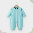 thumbnail image 2 of Qlbmong Baby Boy Girl Clothes Onesie Zipper Infant Crewneck Newborn Cut Comfy Toddler Unisex Clothing, 2 of 5