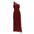 thumbnail image 5 of XIYON Womens Dresses Women Long Sleeveless Slit Evening Gown Party Bodycon Maxi Dress With Sequin Embroidery For Formal Night Out Holiday Celebration Dress, 5 of 5