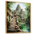thumbnail image 2 of Designart "Journey To Asian Painting IV" Asian Floater Framed Canvas Art Print, 2 of 7