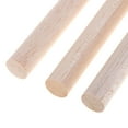 thumbnail image 3 of EHJRE 20mm Round Balsa Wood Sticks Unfinished Woodcraft Stick Dowel Rod 5 Pieces 140mm, 3 of 7