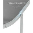 thumbnail image 4 of Chaises de Patio Chaises Longues d'Extérieur Ensemble de 2 - Inclinaison Réglable, Textilène Taupe Pâle, Aluminium Robuste pour Piscine, Plage (Lot de 2), 4 of 6