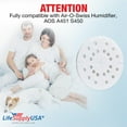 thumbnail image 2 of LifeSupplyUSA Humidifier Filter Replacement Anti-Mineral Pad Compatible with Air-O-Swiss Humidifier, AOS A451 S450 (6-Pack), 2 of 5