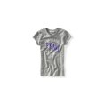 thumbnail image 1 of Aeropostale Girls PSNY Athletic Dept playera gráfica, gris, 4, 1 of 1