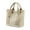 Khaki, variant on QccHieUs Small Tote Bag for Women, Tote Bag with Pockets, Top Handle Bag, Portable Zipper Khaki