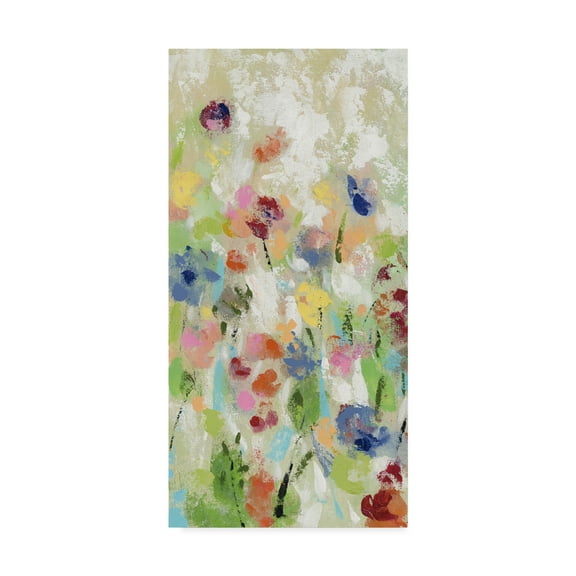 Trademark Fine Art 'Springtime Meadow Flowers II' Canvas Art by Silvia Vassileva
