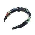 thumbnail image 5 of Unique Bargains 1 Pc Fashion Banana Leaf Pattern Headbands for Women Dark Blue, 5 of 6
