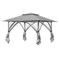 thumbnail image 7 of Uforic 13'x13' Pop Up Gazebo, Outdoor Double Roof Gazebo Tent with Netting Walls, Double Vented Roof Canopy, Beige, 7 of 7