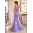 thumbnail image 2 of SEQUINED FIT  FLARE PURPLE DRESS, 2 of 2