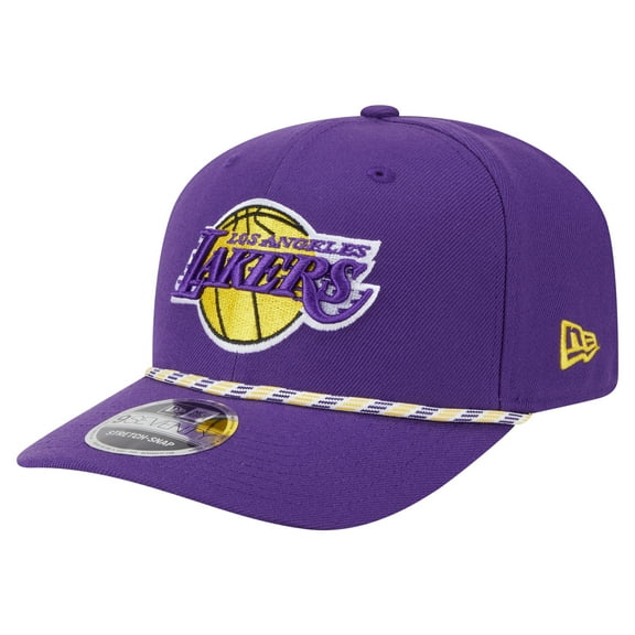 Men's New Era Purple Los Angeles Lakers Rope 9SEVENTY Adjustable Hat