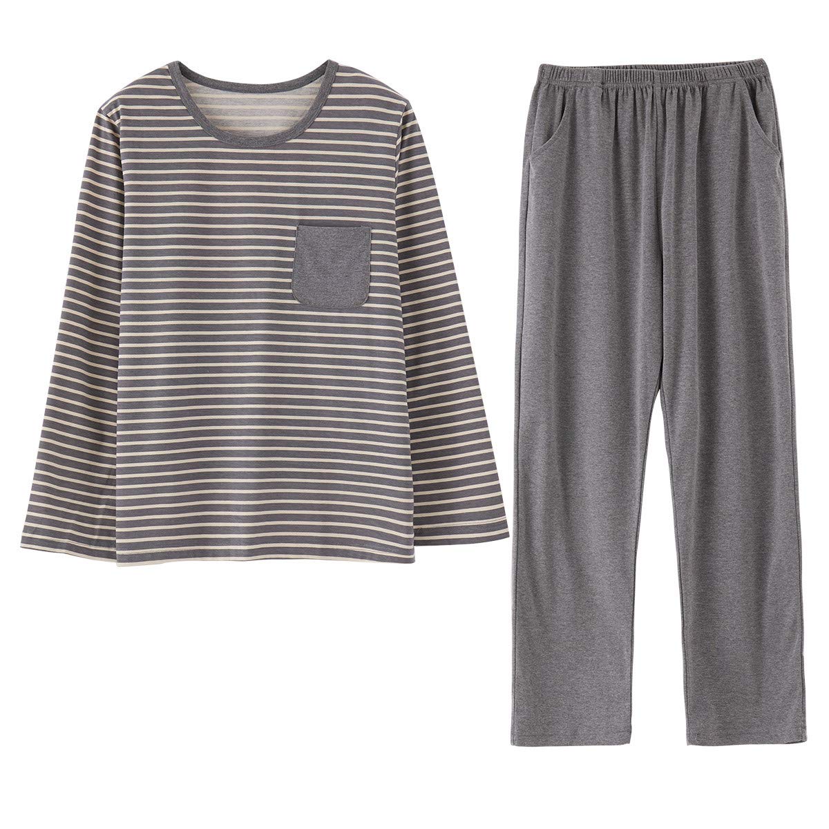 Family Pajamas Matching Sets Pyjamas,Striped Long Sleeve Sleepwear Top ...