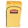 Rubbermaid Zippered Vinyl Cleaning Cart Bag 21gal 17 1/4w x 10 1/2d x 30 1/2h Yellow 1966719