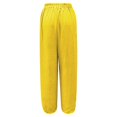 thumbnail image 4 of Pantalones holgados de cintura alta lisos de moda para mujer: pantalones largos informales, bolsillos, poliéster-spandex, tallas S-XXXL, 4 of 6