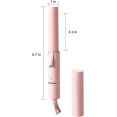thumbnail image 5 of Byfumay Curling Iron, Ceramic Mini Curling Wand for Short Hair, Portable Small Travel Curling Iron, Dual Voltage Curling Wand for Worldwide Trip, Pink, 5 of 6