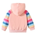 thumbnail image 6 of Ccpelsie Hoodie for Girls Athletic Sweatshirt Long Sleeve Casual Daily Pullover Hoodies for Toddler Kid(Pink,1-2 Years), 6 of 9