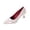Gray, variant on Women's Low Heel Pumps Fashion Solid Color Shallow Mouth Pumps Shoes Pointed Toe Slip-on Classic Pumps for Partying Wedding