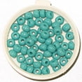 thumbnail image 1 of Perles de Rocaille en Verre Turquoise 6/0 40 Grammes, 1 of 1