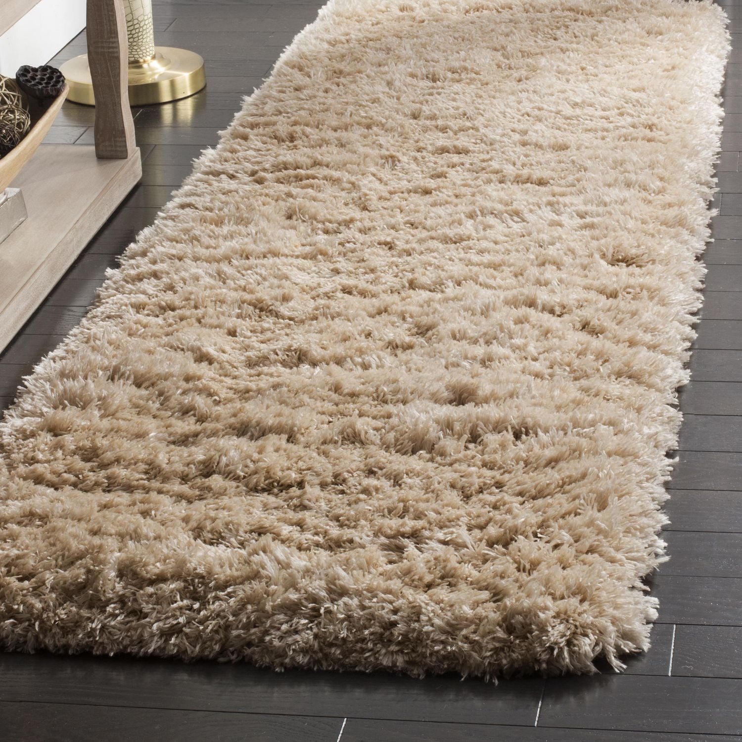 SAFAVIEH Polar Abbot Solid Extreme Plush Shag Area Rug