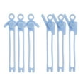 thumbnail image 2 of Multifunctional Silicone Organizer Data Clip Storage Headphone Charging Winding Tie 6pc, 2 of 5
