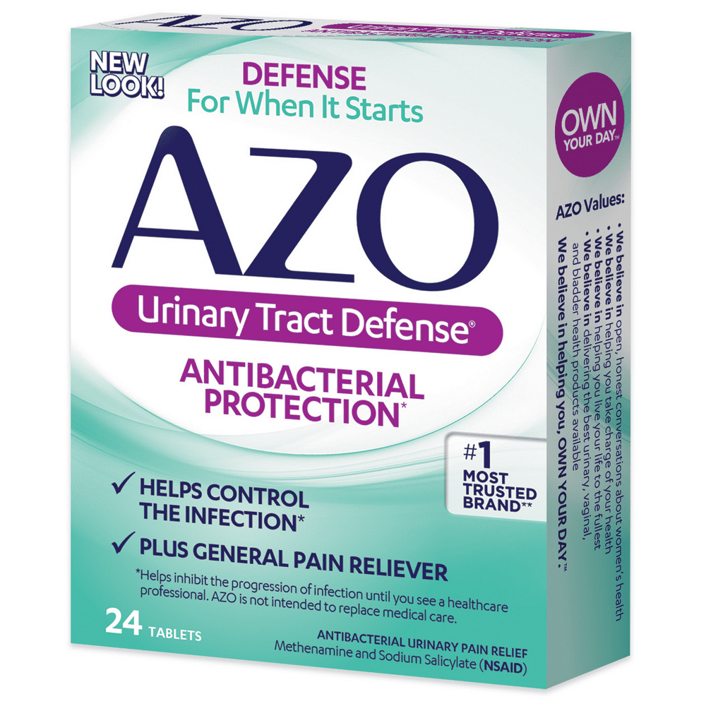 AZO Urinary Tract Defense, Antibacterial Protection & UTI Pain Relief