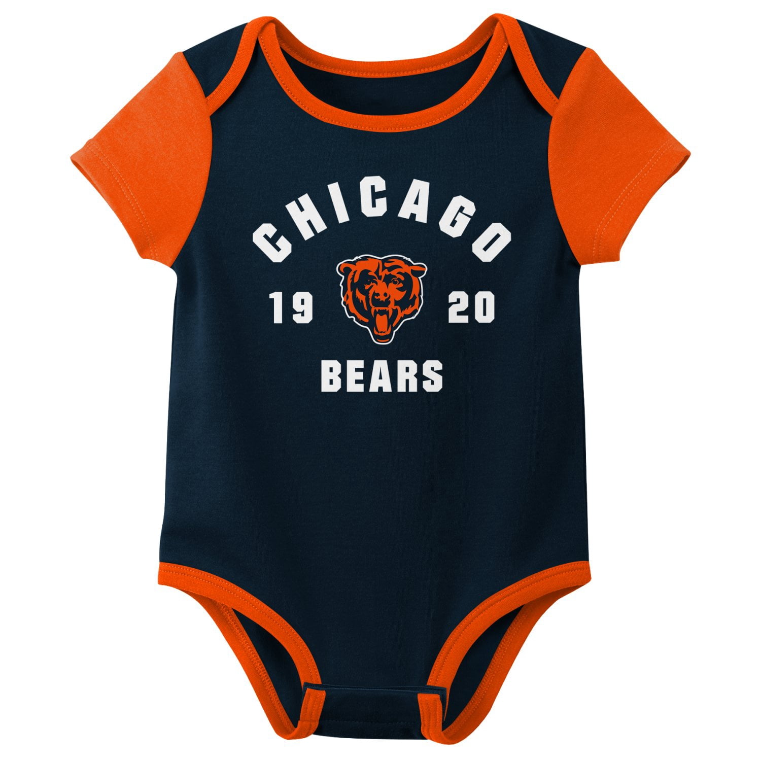 CHICAGO BEARS NFL Boys Infant 3 Pack Onesie Game Day Fan Apparel