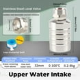 thumbnail image 2 of DJN Home & Garden Float 1/2" To 3/4'' Water Control Float 304 Stainless Automatic Watershut Off Automatic Water Controller For Water Tank Pool Livestock Troughs, 2 of 3