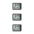 thumbnail image 1 of Inteprter Reloj Digital de escritorio, Sensor Dual, alarma electrónica, termómetro, botón de operación, funciona con batería, temporizador LCD, Type1 NO1 Inteprter CBP162529, 1 of 6
