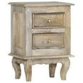 thumbnail image 4 of vidaXL Bedside Cabinet 15.7"x11.8"x21.7" Solid Mango Wood, 4 of 11
