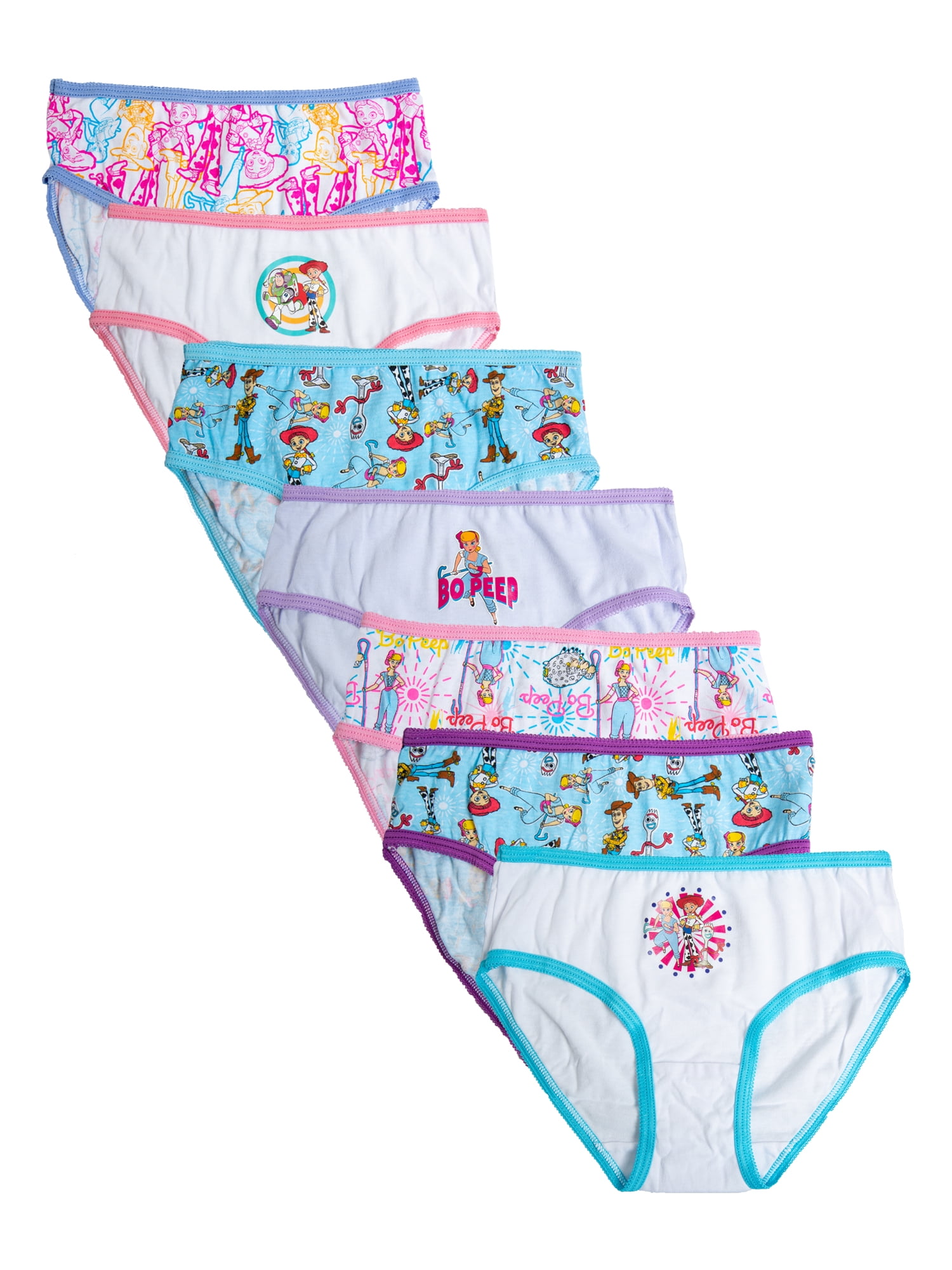 YRS SIZE 2-13 7  Pack Girls Briefs Pants Knickers-Cotton-7 Days of the Week 