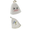 thumbnail image 1 of 2 uds sombrero para Sauna casa cabeza protección Unisex, 1 of 9
