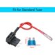 thumbnail image 4 of 5 X Car 12V 24V Add Circuit Piggy Return Tap Fusible Blade Holder Estilo estándar Fusible 15A esquí esquí Gafas de esquí, 4 of 5