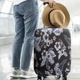 thumbnail image 2 of Pioneer Flower Floral Print Pattern Luggage Cover Fashion Suitcase Cover Baggage Covers Fit 25-28 Inch Luggage (Go Travel), 2 of 5