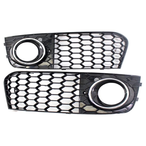 Rejilla de parachoques antiniebla con diseño de panal para Audi A4 B8 RS4 2009 2010 2011 2012 A