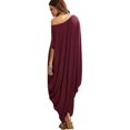 thumbnail image 2 of Women's One Off Shoulder Caftan Sleeve Harem Maxi Dress, 2 of 2