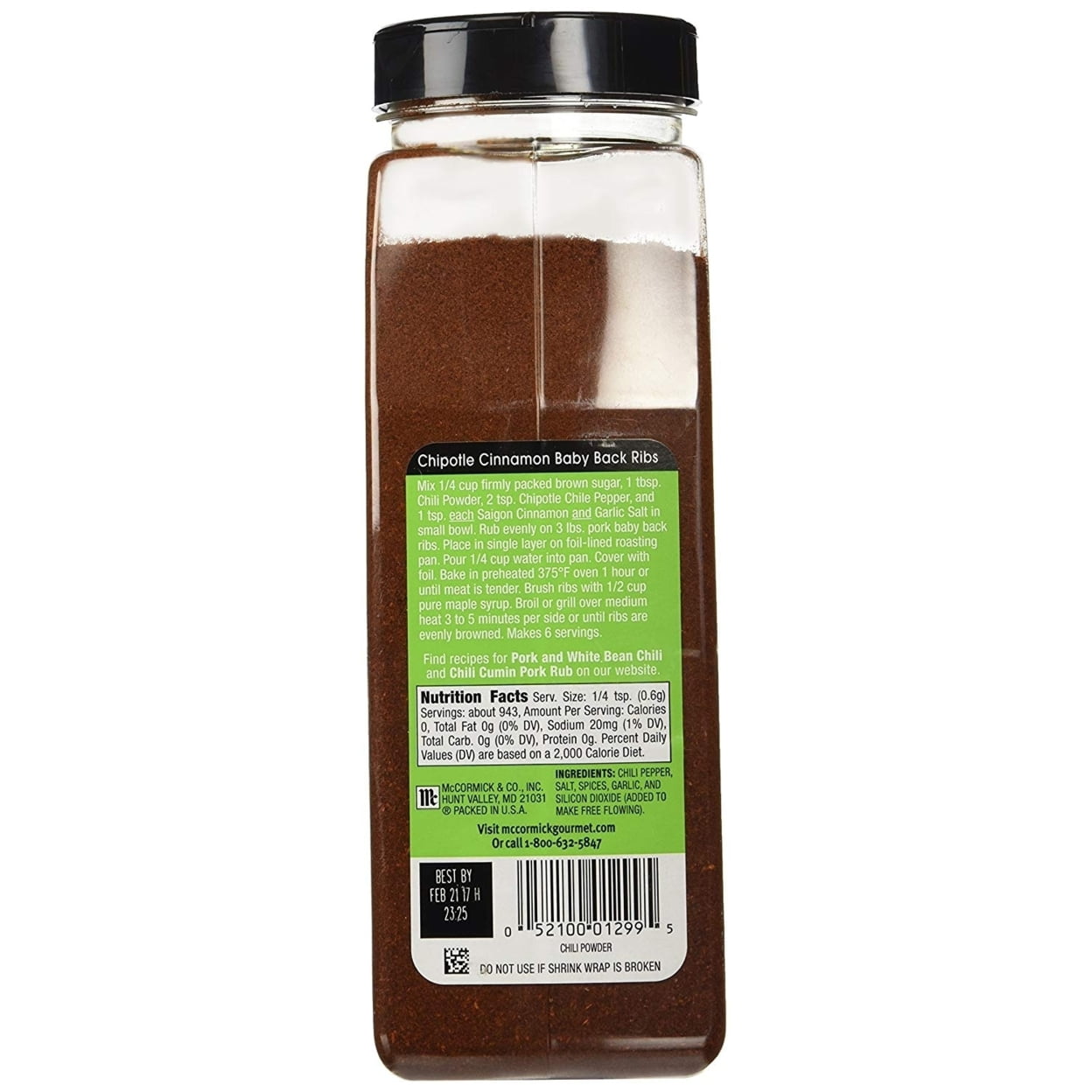McCormick Gourmet Collection Chili Powder 20 Oz