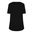thumbnail image 5 of Summer V Neck Tops for Women 2026 Short Sleeve Shirts Women White Tshirts Shirts Solid Color Tees Oversized Tee Shirts, 5 of 5