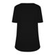 thumbnail image 3 of Mujeres Manga Corta Tops Casual Cuello Redondo Sólido, Moda Ligero Poliéster Spandex Tee, 3 of 5