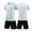 White, variant on Kiijoy Big Boys Football Athletic Tracksuit Short Sleeve Tee Shorts Set, Sizes 1-13