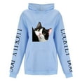 thumbnail image 5 of WEAIXIMIUNG Sweat à Capuche pour Femmes, Imprimé Chat et Chien, Décontracté, avec Cordon de Serrage, 5 of 5